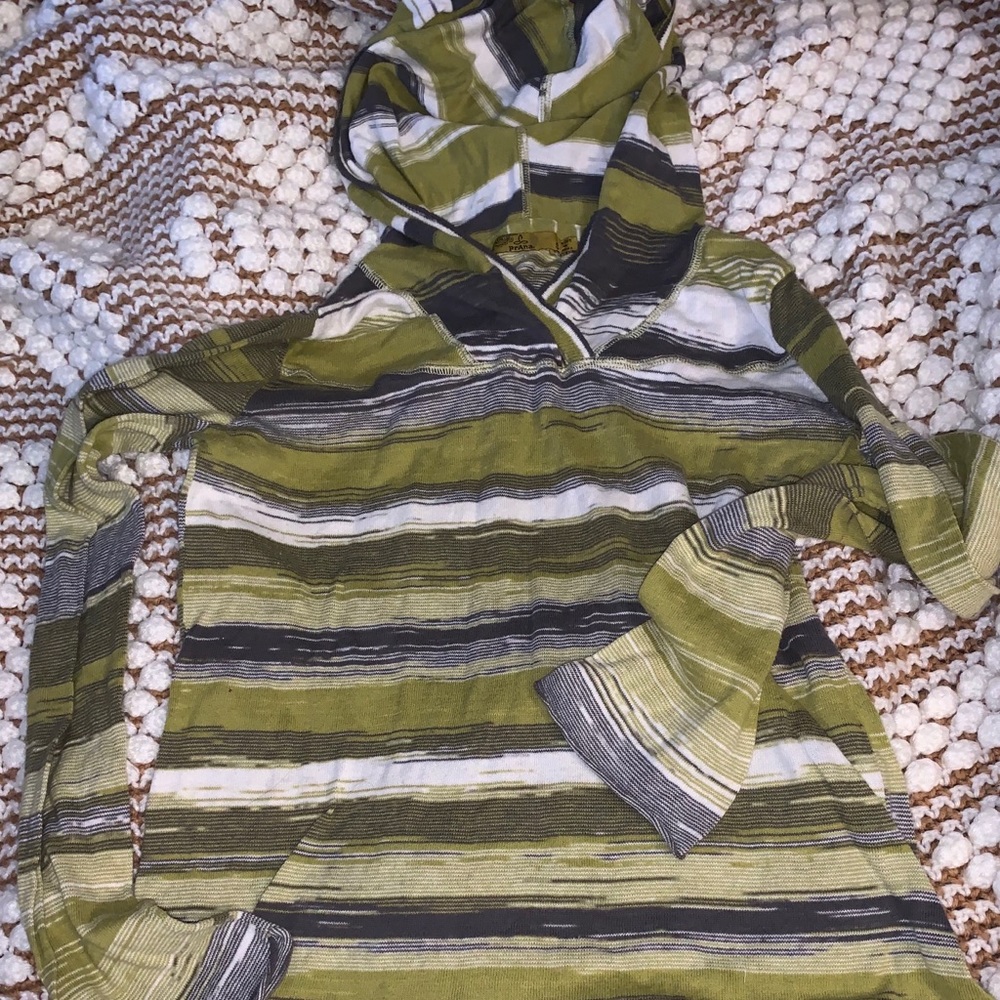 Prana green long sleeve top